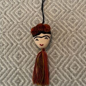 Handcrafted Embroidered Tassel Keychain